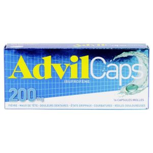 Advilcaps 200mg Caps 16