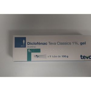 Diclofenac 1% Teva Gel Tub 100