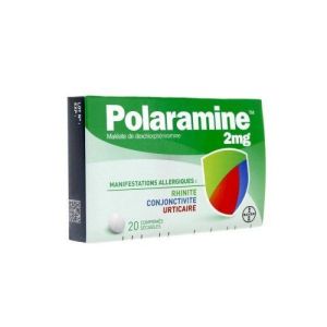 Polaramine 2mg Cpr Bte/20