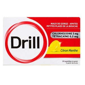 Drill Pastilles Citron/menthe