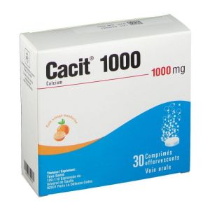 Cacit 1000mg Cpr Efferv Bte/30