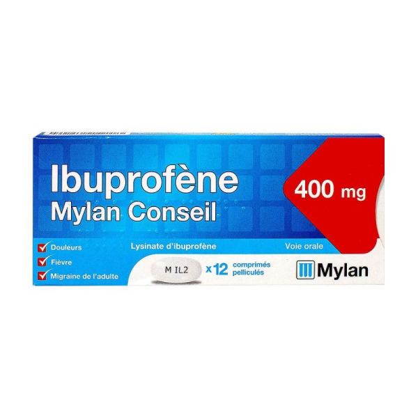 Ibuprofene 400mg Myl Cons Cpr