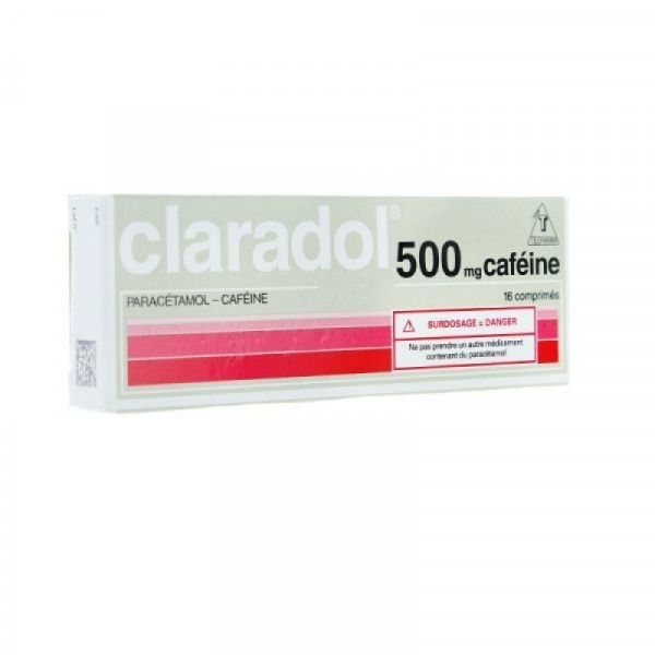 Claradol 500 Cafeine Cpr Bte/1