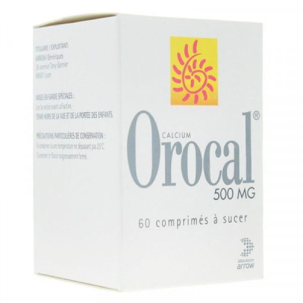 Orocal 500mg Cpr Bte/60