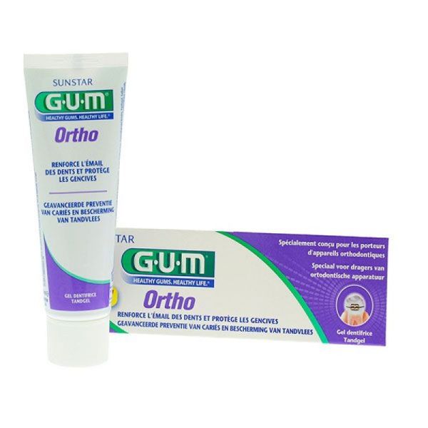Gum Ortho Dentifrice Tub/75ml
