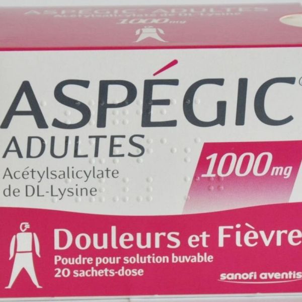 Aspegic 1000 Sachets Bte/20