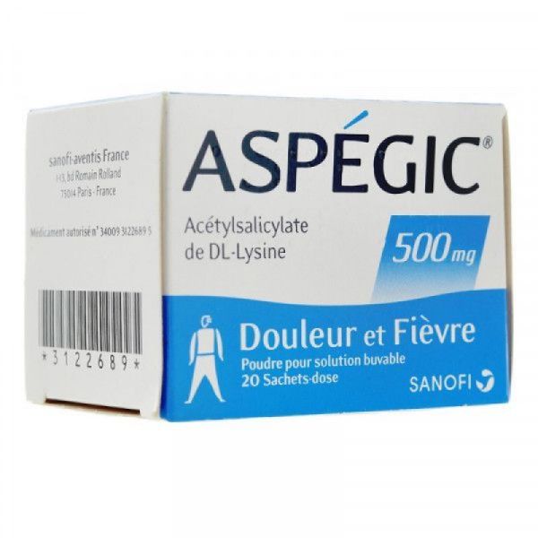 Aspegic 500 Sachets Bte/20