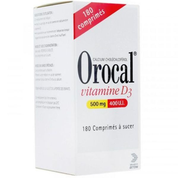 Orocal D3 500mg/400ui Cpr Bte/