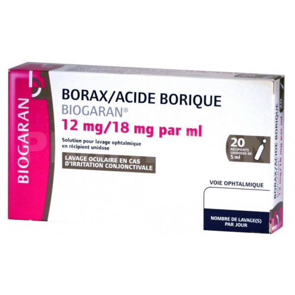 Borax Acid/boriq Biog Doses 5m
