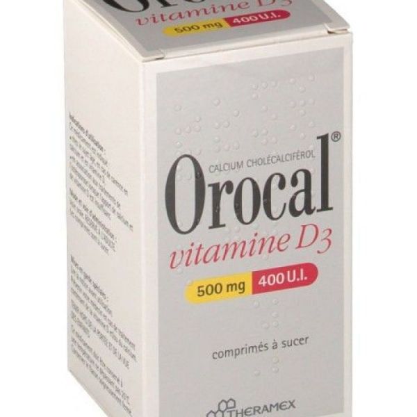 Orocal D3 500mg/400ui Cpr Bte/