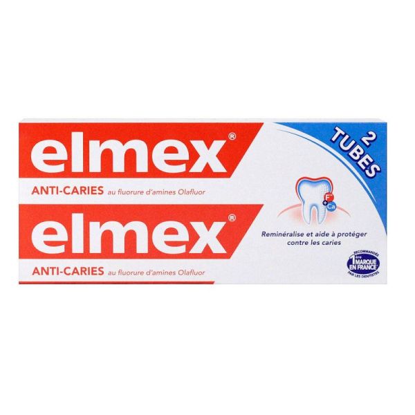 Elmex Dentifrice Lot/2x75ml