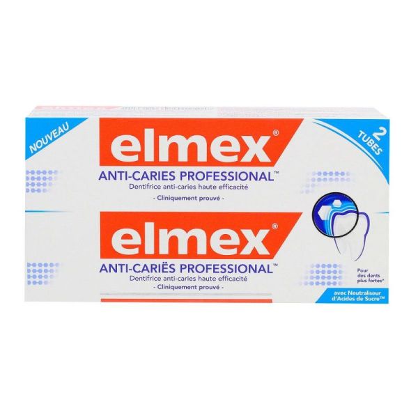 Elmex Anti-caries Pro Lot/2x75