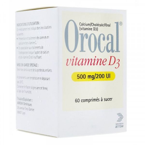 Orocal D3 500mg/200ui Cpr Bte/